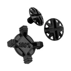 100% Aircraft Visierschrauben Schwarz