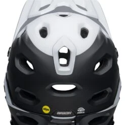 Bell Super DH Spherical MIPS Matte Black/white S 52-56 Cm Helm -Fahrradladen bell super dh shperical mips matte black white helm 2
