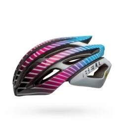 Bell Z20 MIPS Gloss Purple/blue/white Strobe M 55-59 Cm Helm -Fahrradladen bell z20 aero mips gloss purple blue white strobe helm 3 16315 3