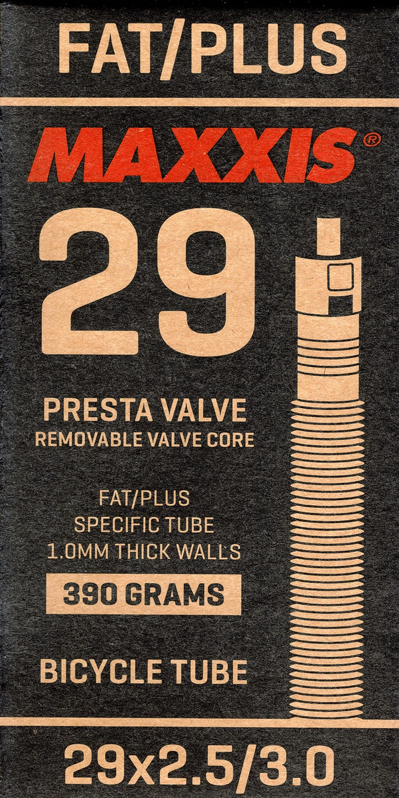 Maxxis Fat/Plus Bike 29x2.5/3.0 Presta 36mm Schlauch 1 Maxxis Fat/Plus Bike 29x2.5/3.0 Presta 36mm Schlauch