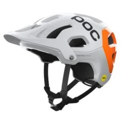 POC Tectal Race MIPS NFC Hydrogen White/fluorescent Orange Avip L 59-62 Cm Helm