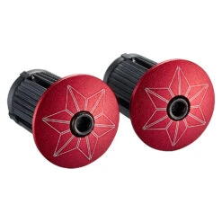 Supacaz Super Sticky Kush Star Fade Red Lenkerband -Fahrradladen supacaz star plugz red 0