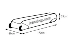 TranZBag Air Velo - Lufttransporttasche Schwarz -Fahrradladen tranzbag air masse 2